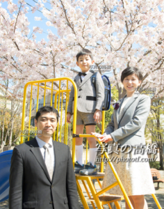 東京,小学校入学家族写真スタジオは江戸川区