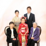 小岩で七五三家族写真